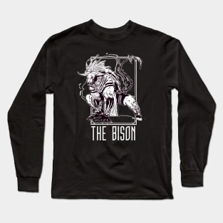 THE BISON (BLACK BG) Long Sleeve T-Shirt